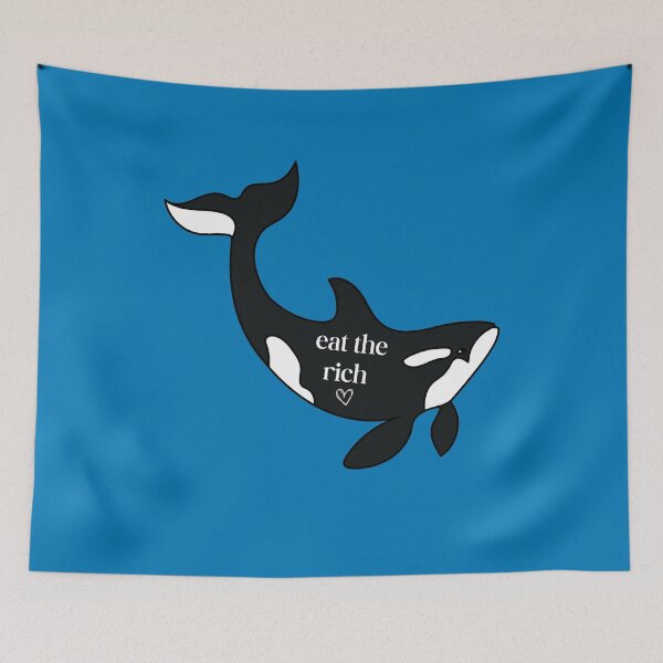 Artikelvorschau, Iss die reichen Orcas, kostenlos für Orcas entworfen und verkauft von NaaEchDesign ⭐⭐⭐⭐⭐.