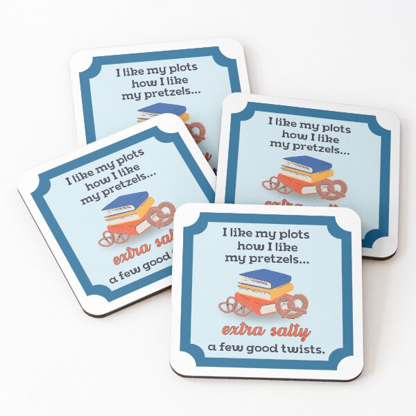 Item preview, Extra Salty Twists and Plots Blue  designed and sold by MyPetMinotaur.