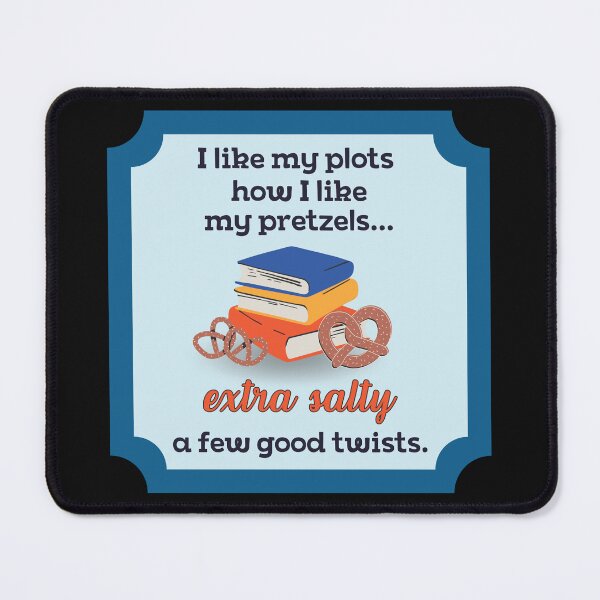 Item preview, Extra Salty Twists and Plots Blue designed and sold by MyPetMinotaur.