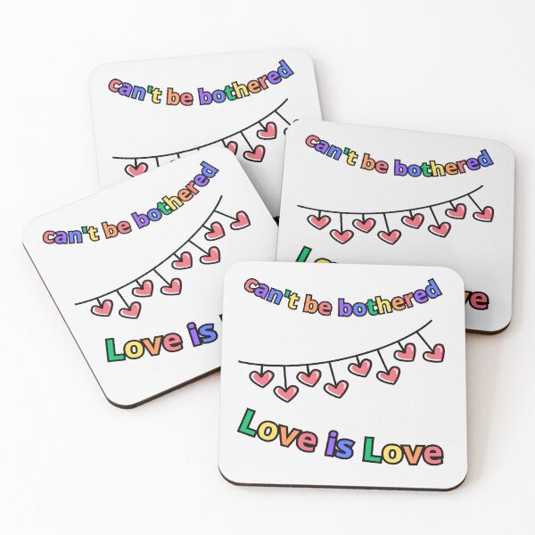 Item preview, Love is Love - can't be bothered  designed and sold by MM-flight-art.