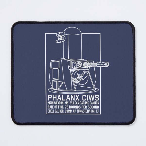 Item preview, Phalanx CIWS Gatling Gun Blueprint Weapon System Infographic Information Gift designed and sold by MilitaryMart.