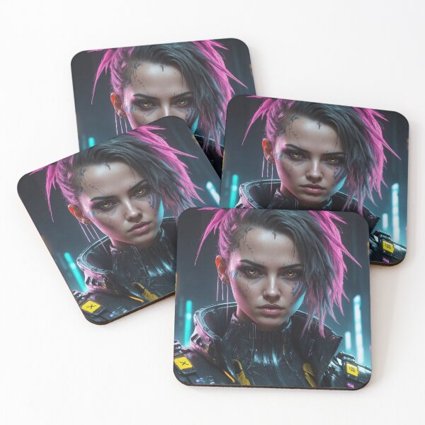 Item preview, Cyberpunk 2077 Digital Art - Neon Noir Symphony Illustration designed and sold by luminamatrixart.