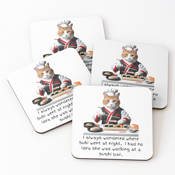 Item preview, Sushi Chef Kitty designed and sold by Fredster1966.