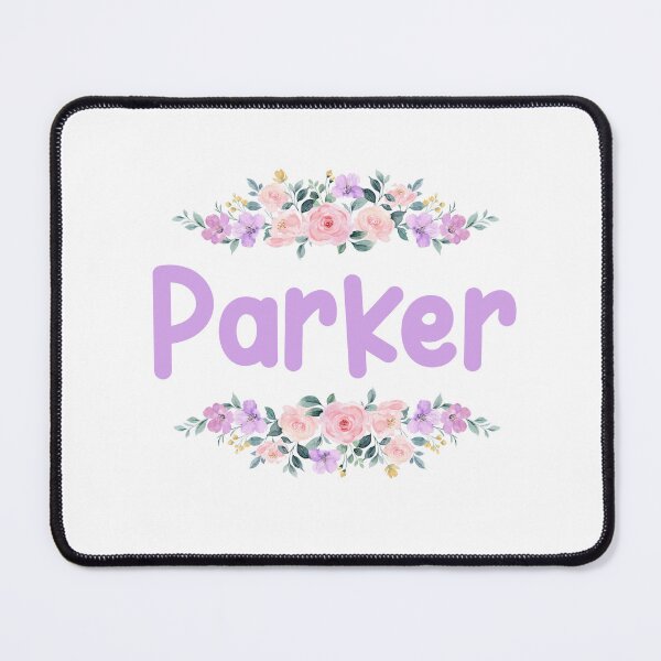 Item preview, Purple Flower Parker Name Label designed and sold by NormadWorld.