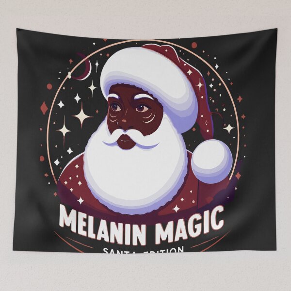 Item preview, Melanin Magic Christmas Black Santa Edition  designed and sold by KitonicTees.