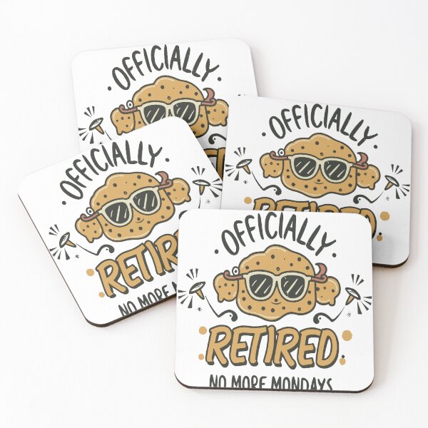 Item preview, Officially Retired, No More Mondays Tee -Vintage Whimsy designed and sold by johnharry3.
