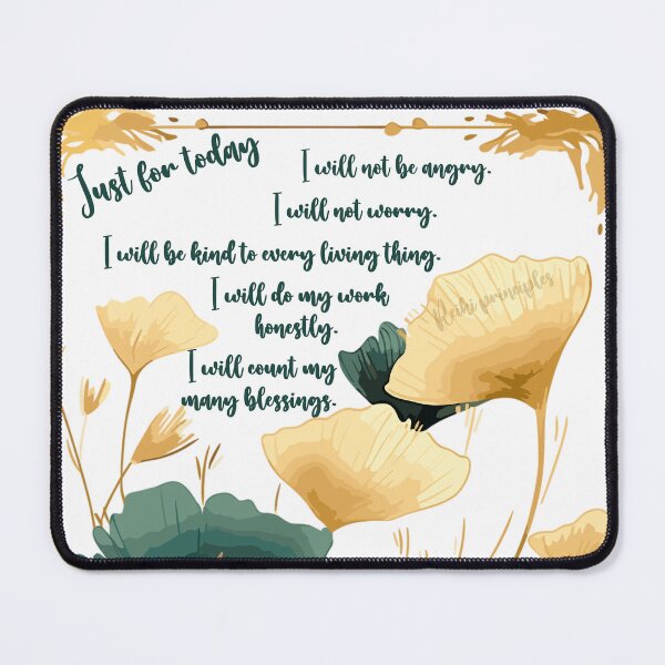 Item preview, Reiki principles in a gold glam ginko frame designed and sold by EvaAngel.