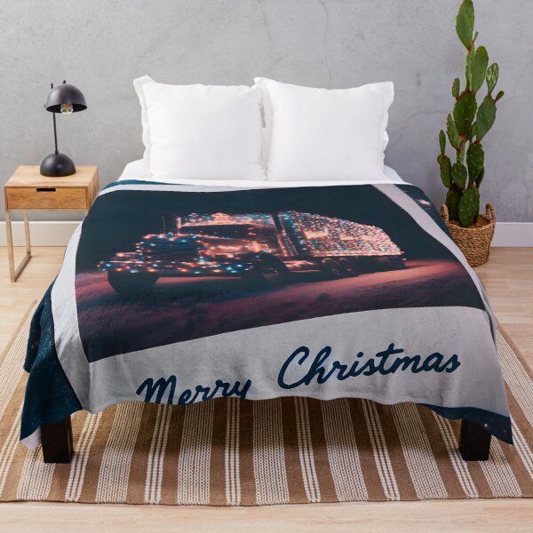 Item preview, Merry Christmas truck designed and sold by AI-Only Creations.