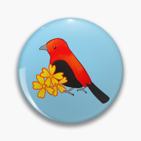 Item preview, Scarlet Tanager designed and sold by FindingMindely.