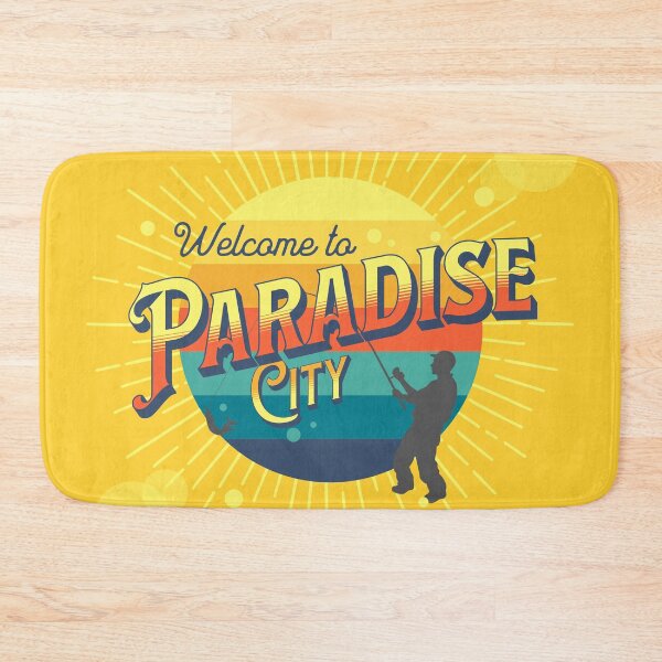 Item preview, Chrome Magnet - Welcome to Paradise CIty! designed and sold by Chrome-Magnet.