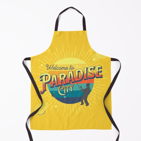 Item preview, Chrome Magnet - Welcome to Paradise CIty! designed and sold by Chrome-Magnet.