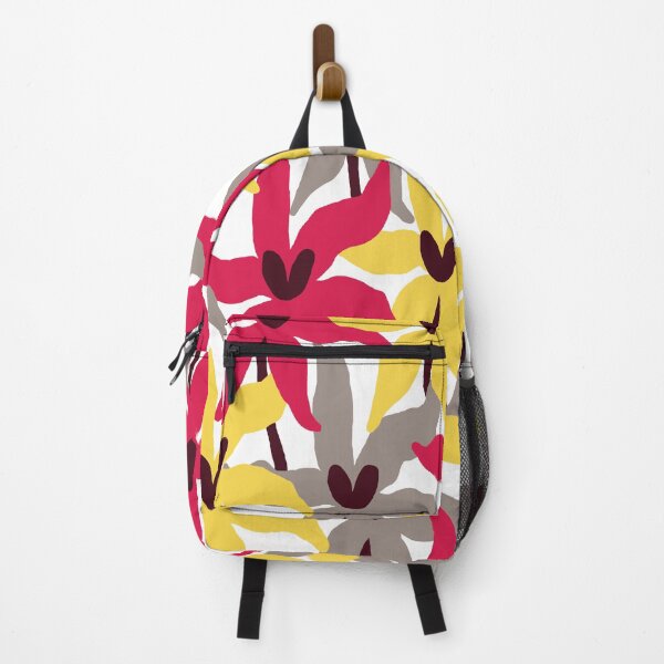 Item preview, Iconic Vintage Hawaiian Flowers in Yellow, Grey and Pink designed and sold by Deutschic.