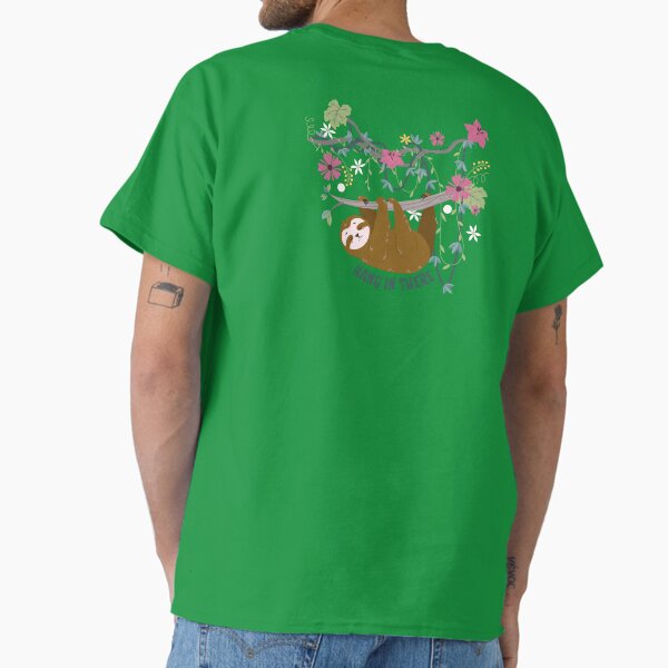 Item preview, Hang In There Sloth Jungle Vines designed and sold by simiswimstudio.