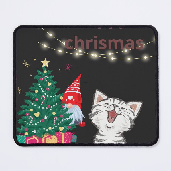 Item preview, happy chrismas cat designed and sold by falconaro.