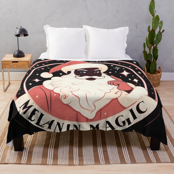 Item preview, Black Santa Melanin Magic Christmas Edition designed and sold by KitonicTees.