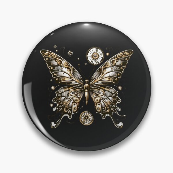 Item preview, Geared-up Steampunk Butterfly designed and sold by organicgal.