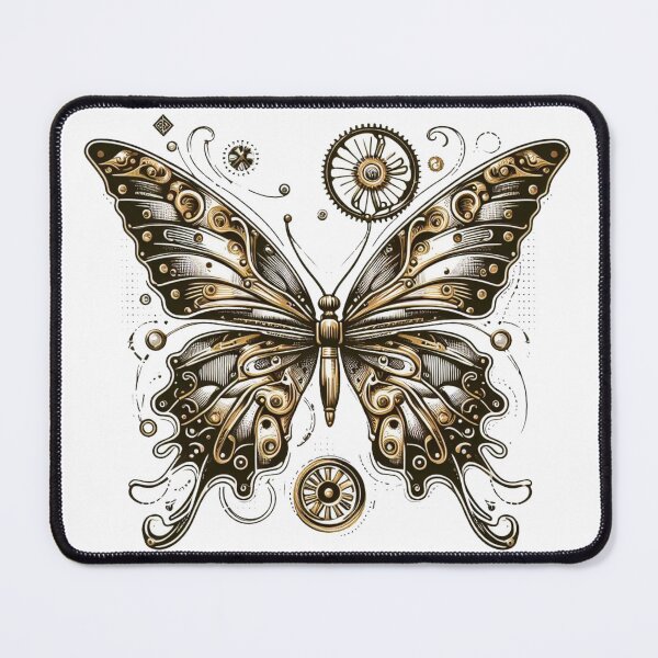 Item preview, Geared-up Steampunk Butterfly designed and sold by organicgal.