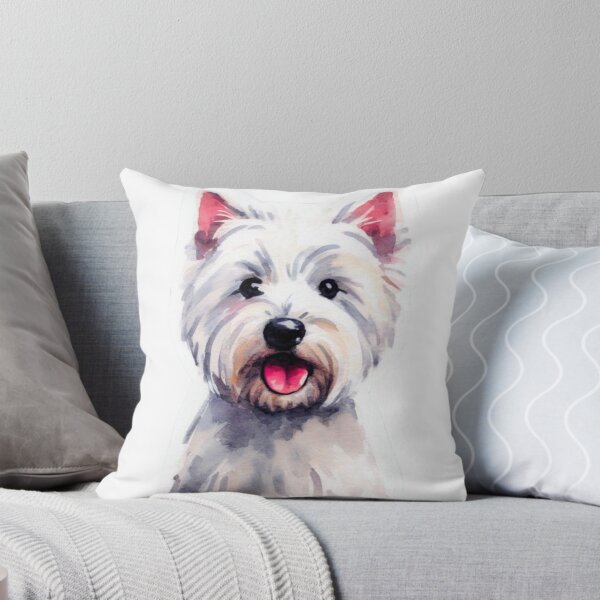Item preview, Acuarela de West Highland Terrier - Arte gráfico de Westie designed and sold by Star-Fragment.