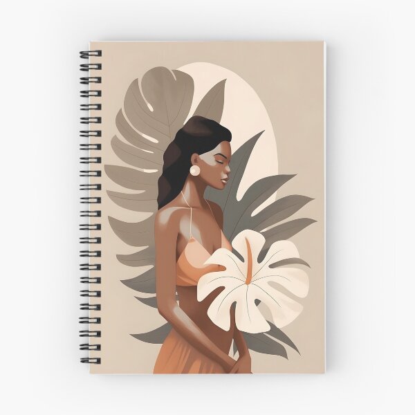 Artikelvorschau, Boho-Kunst der schwarzen Frau entworfen und verkauft von Bomba Visual.