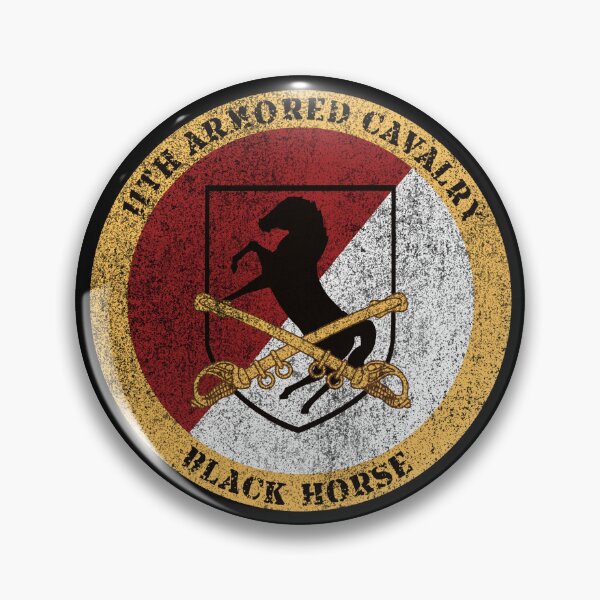Item preview, 11th Armored Cavalry Regiment Tank Veterans ACR Vintage Distressed Badge Emblem Insignia Gift designed and sold by MilitaryMart.
