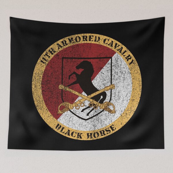 Item preview, 11th Armored Cavalry Regiment Tank Veterans ACR Vintage Distressed Badge Emblem Insignia Gift designed and sold by MilitaryMart.