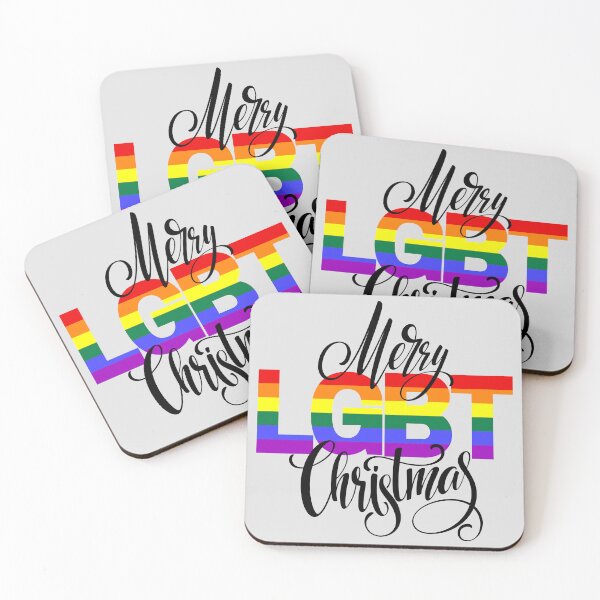 Item preview, Merry LGBT Christmas designed and sold by CreativaNook.