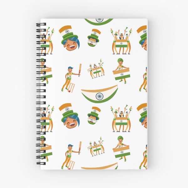 Item preview, Team India Cricket Triumph Seamless Pattern designed and sold by mushnpotato.