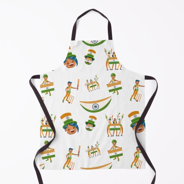 Item preview, Team India Cricket Triumph Seamless Pattern designed and sold by mushnpotato.