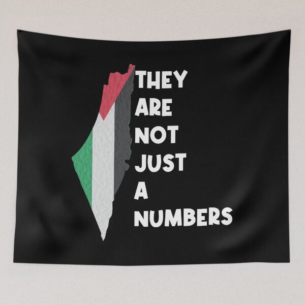 Item preview, They Are Not Just A Numbers T-shirt, Palestinian Lives Matter T-shirt, Peace T-shirt, Save Palestine T-shirt designed and sold by AliSsa-Shirt.