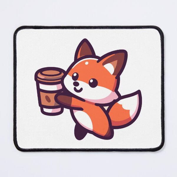 Item preview, Coffee Fox designed and sold by TeaTimeTales.