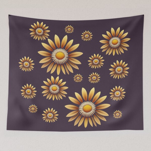 Item preview, Multiple yellow daisies in combination designed and sold by NiRia Spot.