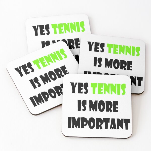Item preview, Yes Tennis Is More Important Stickers designed and sold by Shop us .