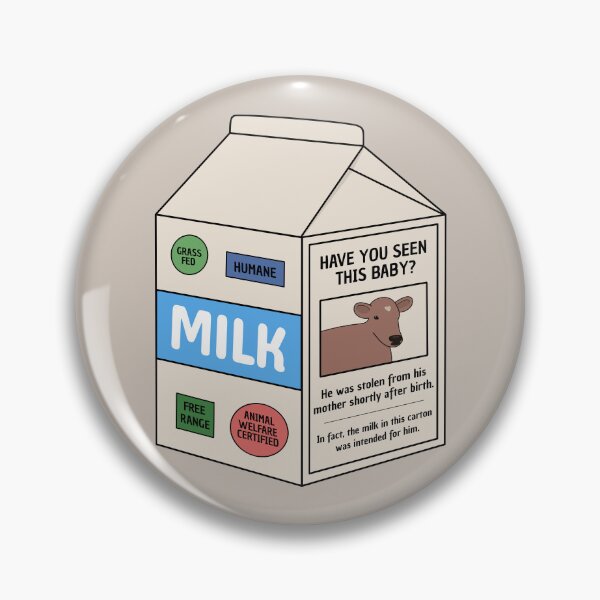 Item preview, Have you seen this baby? Milk carton - Go Vegan designed and sold by GrassFedVegan.