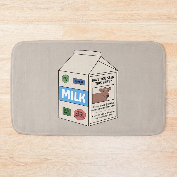Item preview, Have you seen this baby? Milk carton - Go Vegan designed and sold by GrassFedVegan.