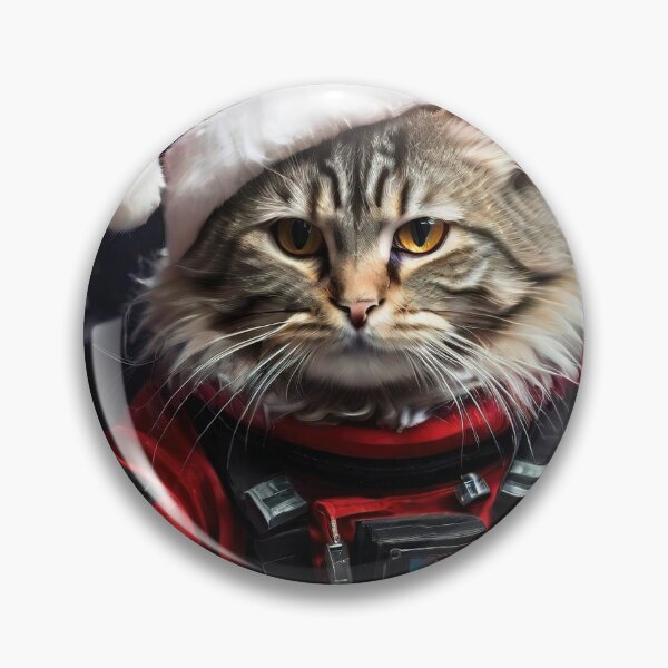 Item preview, Cosmic Catventure: Santa Claus Cat Astronaut in Space designed and sold by RK - Shop.