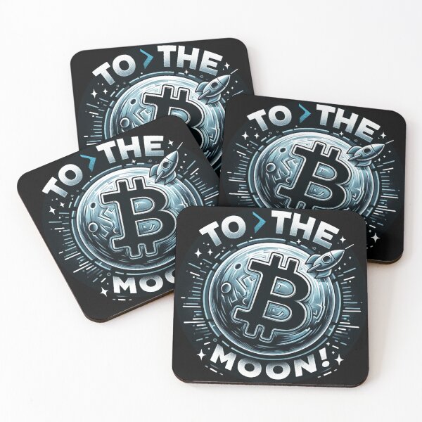 Item preview, Cryptocurrency Revolution: To the Moon! designed and sold by printflowcanvas.