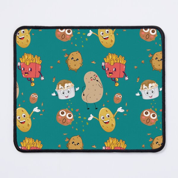 Item preview, Funny and Savory Potatoes Seamless Pattern designed and sold by mushnpotato.
