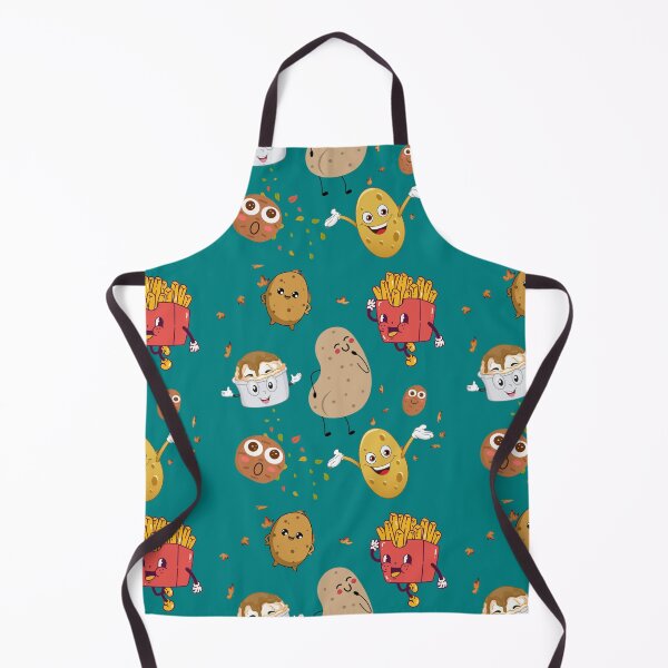 Item preview, Funny and Savory Potatoes Seamless Pattern designed and sold by mushnpotato.