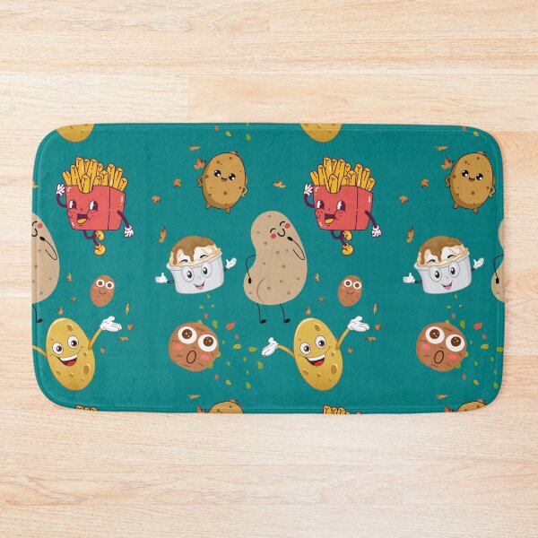 Item preview, Funny and Savory Potatoes Seamless Pattern designed and sold by mushnpotato.