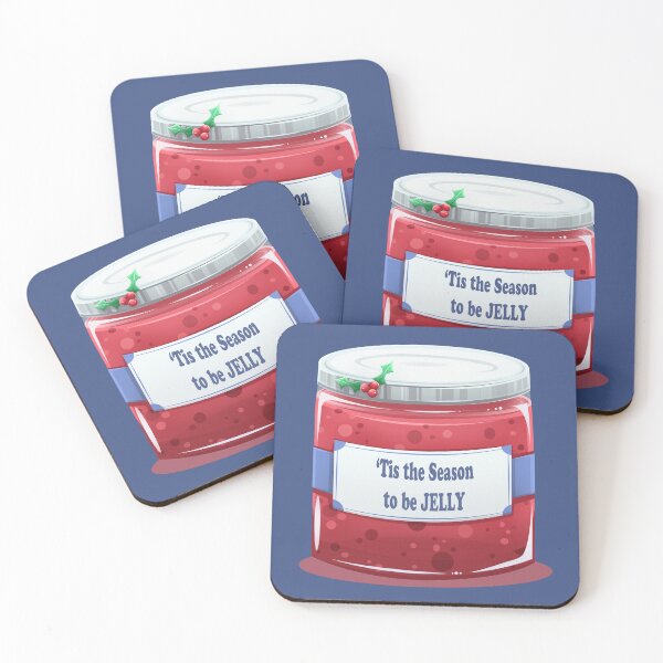 Item preview, 'Tis the Season to be Jelly Christmas pun designed and sold by Angele Gougeon.