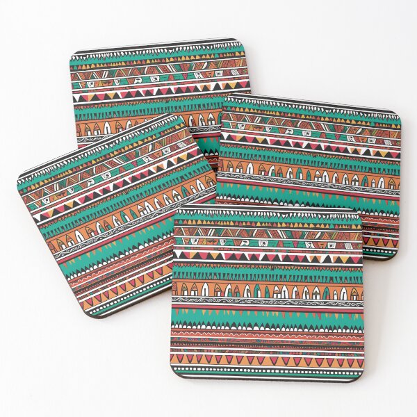 Item preview, Stripes with houses designed and sold by Liz Loasby.