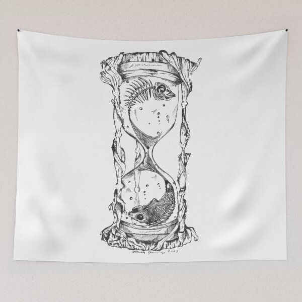 Item preview, Pisces Hourglass of Water designed and sold by ArtistrybyLeisa.