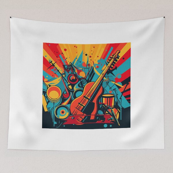 Item preview, Pop Art Jazz Instruments designed and sold by RalNix.