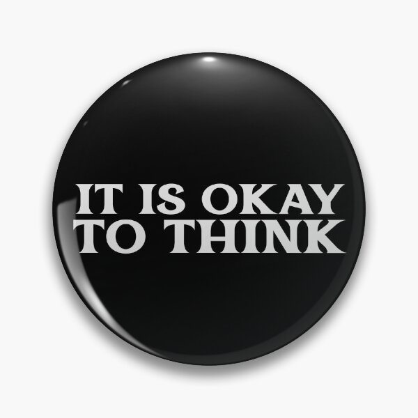 Item preview, It is Okay to Think Free Thinker Libertarian Classical Liberal designed and sold by StudioTVDinners.
