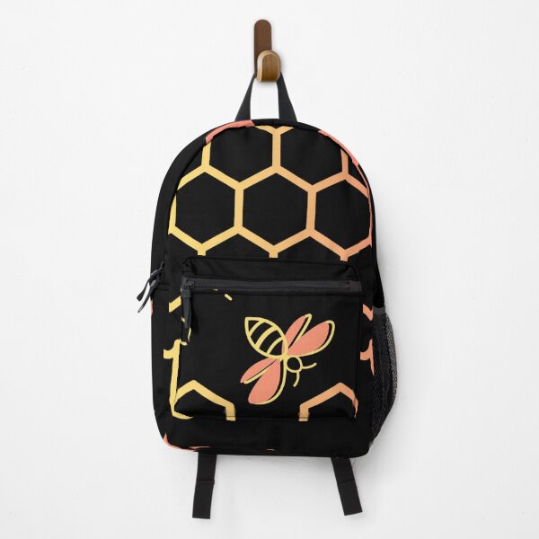 Item preview, Golden honeycomb with flying bee designed and sold by LuckyFamily.