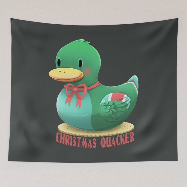 Item preview, Christmas Quacker holiday pun designed and sold by Angele Gougeon.