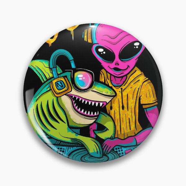Artikelvorschau, SHARK AND ALIEN DJS entworfen und verkauft von nacho1988.