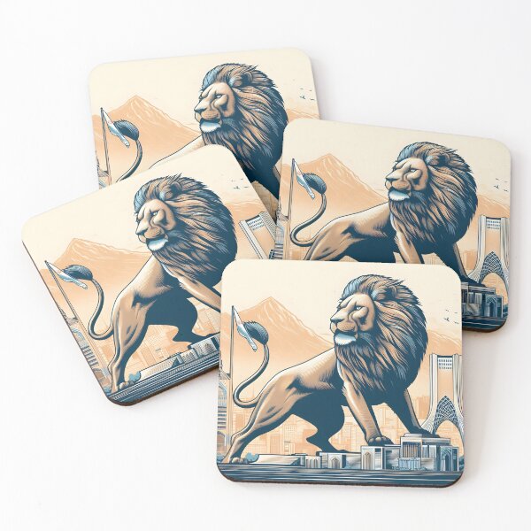 Artikelvorschau, Ein persischer Löwe - Persisches Design (Iran) entworfen und verkauft von Persian Pride Official.
