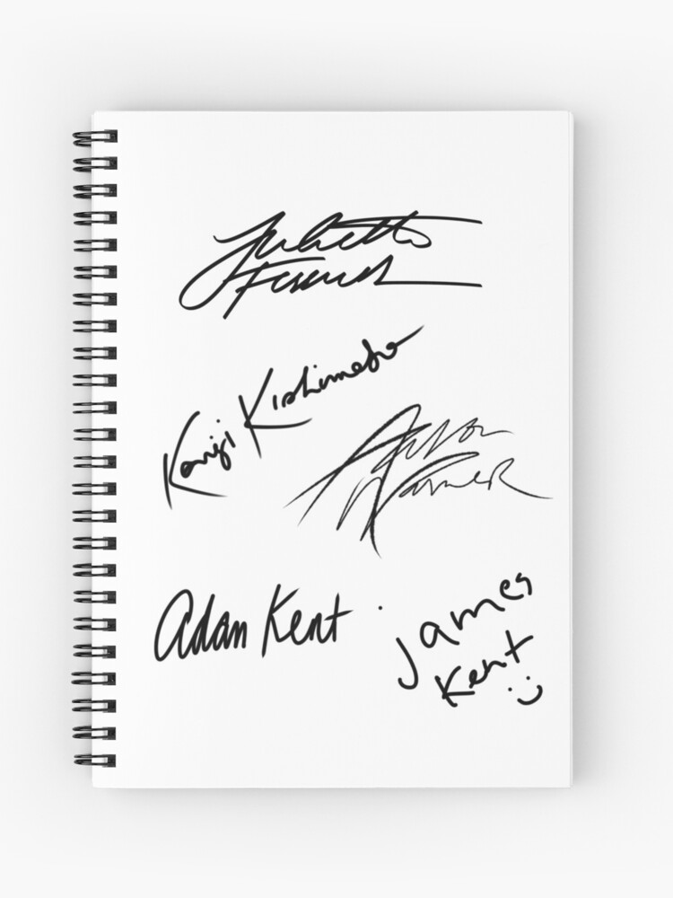 Thumbnail 1 of 3, Spiral Notebook, Shatter Me | Character Signatures designed and sold by omgiavanna.
