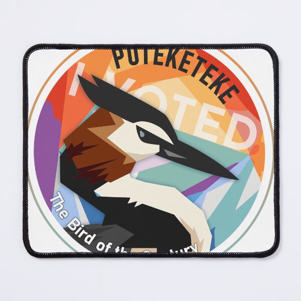 Item preview, I Voted for Pūteketeke - The Bird of the Century designed and sold by Tangibles.